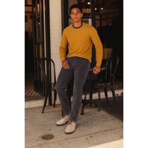 Peter Manning NYC Corduroy Pants Men 30x29 Gray Slim Fit Five Pocket NWT